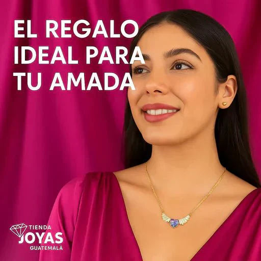 Collar Corazón Alas de Ángel 🪽💖 - Beautyguate